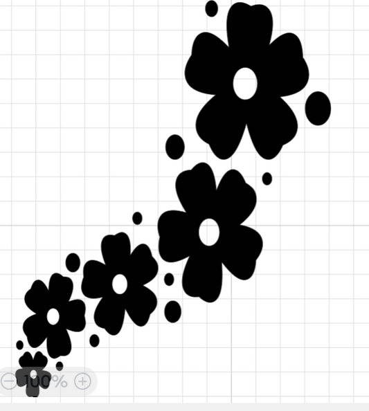 Flower Flow Car decal